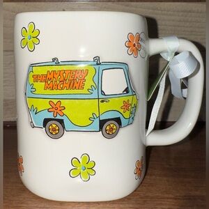 Super Cute 🥰 Scooby-Doo Rae Dunn MYSTERY MACHINE "BEWARE OF GHOSTS" Double Sided